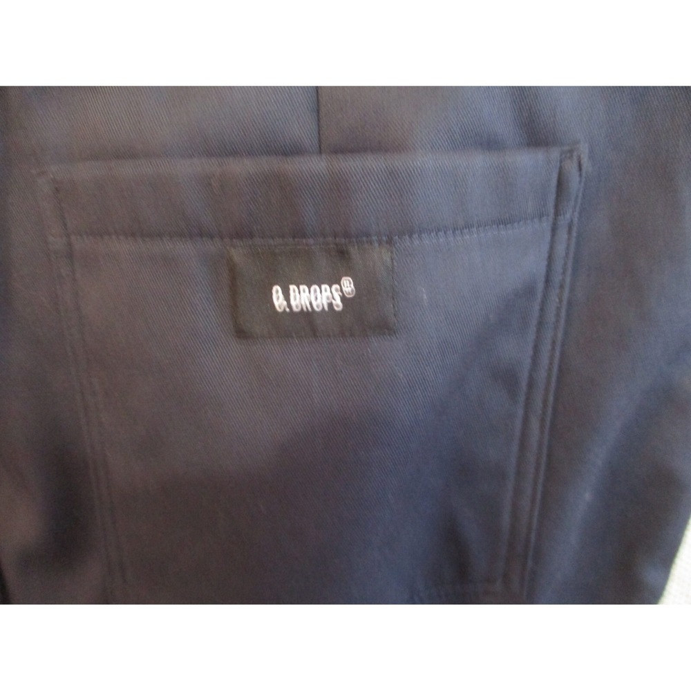Berksha O. Drops Fleece Lined Chino Pants Size 34 NWT Drop Crotch Tapered - Picture 4 of 8